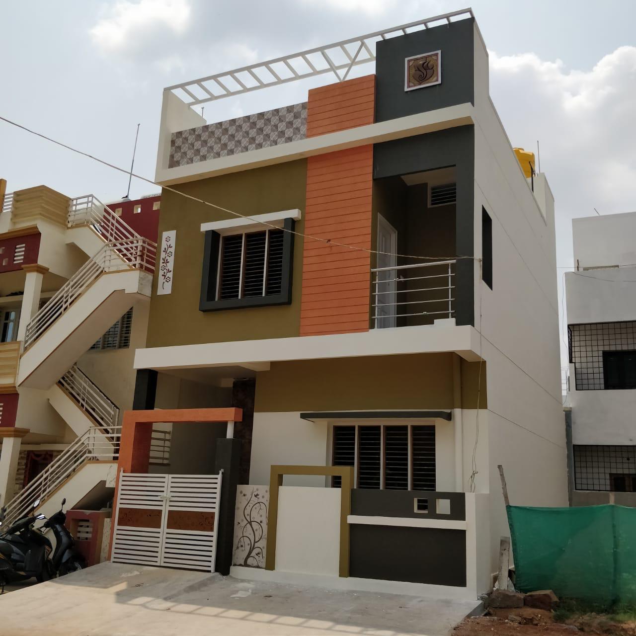 600 sqft north face residential duplex house vijayanagar, Mysore ...