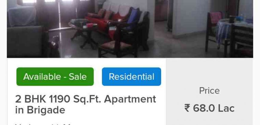 119t0 Sqft Apartment Sale Yadavagiri, Mysore