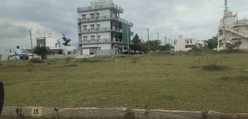 2400 Sqft North Face Residential Site Sale Bogadi, Mysore