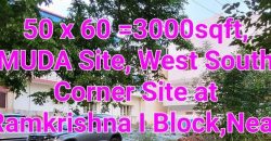 3000 Sqft South West Corner Commercial Site Sale Ramakrishana Nagara Mysore