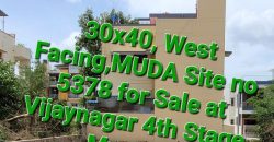 1200 Sqft South Face Residential Site Sale Vijayanagar, Mysore