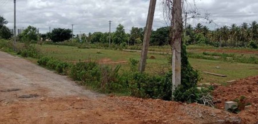 1200 Sqft South West Corner Residential Site Sale Brahmins Layout, Mysore